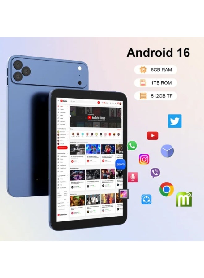 REBENUO 10.1 inch Android WiFi Touch Screen Tablet PC with 5G Keyboard Quad-core CM10017Air With Burbank - Image 4